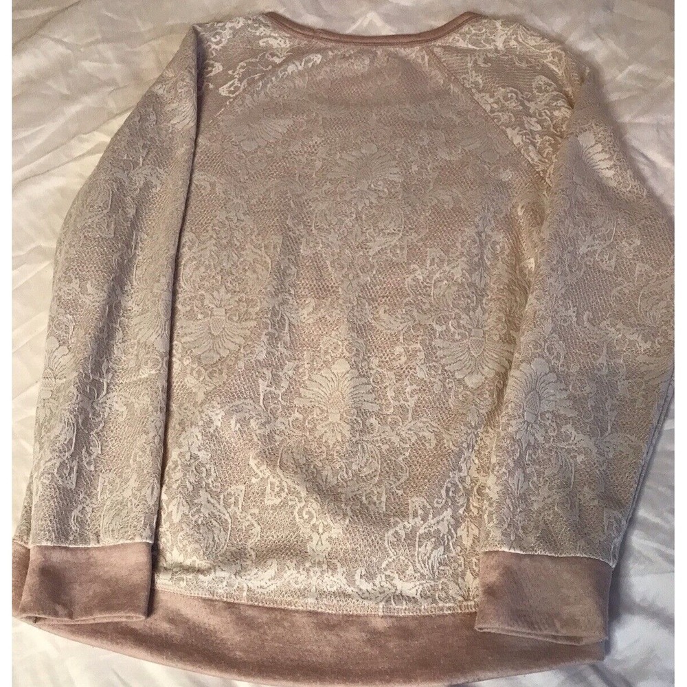 maurices floral lacy long sleeve shirt medium - Picture 6 of 6